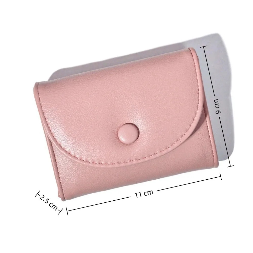 Ultrathin Short Wallet Small Multi Color Coin Purse Storage Bag Womens 251029