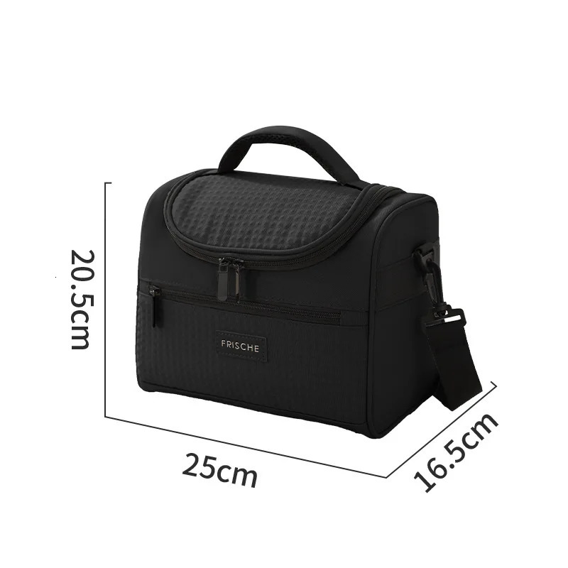 Tote Cooler Lunch Bags Portable Outdoor Picnic Office School Insulation Bag with Shoulder Strap Lunch Box for Women 251029