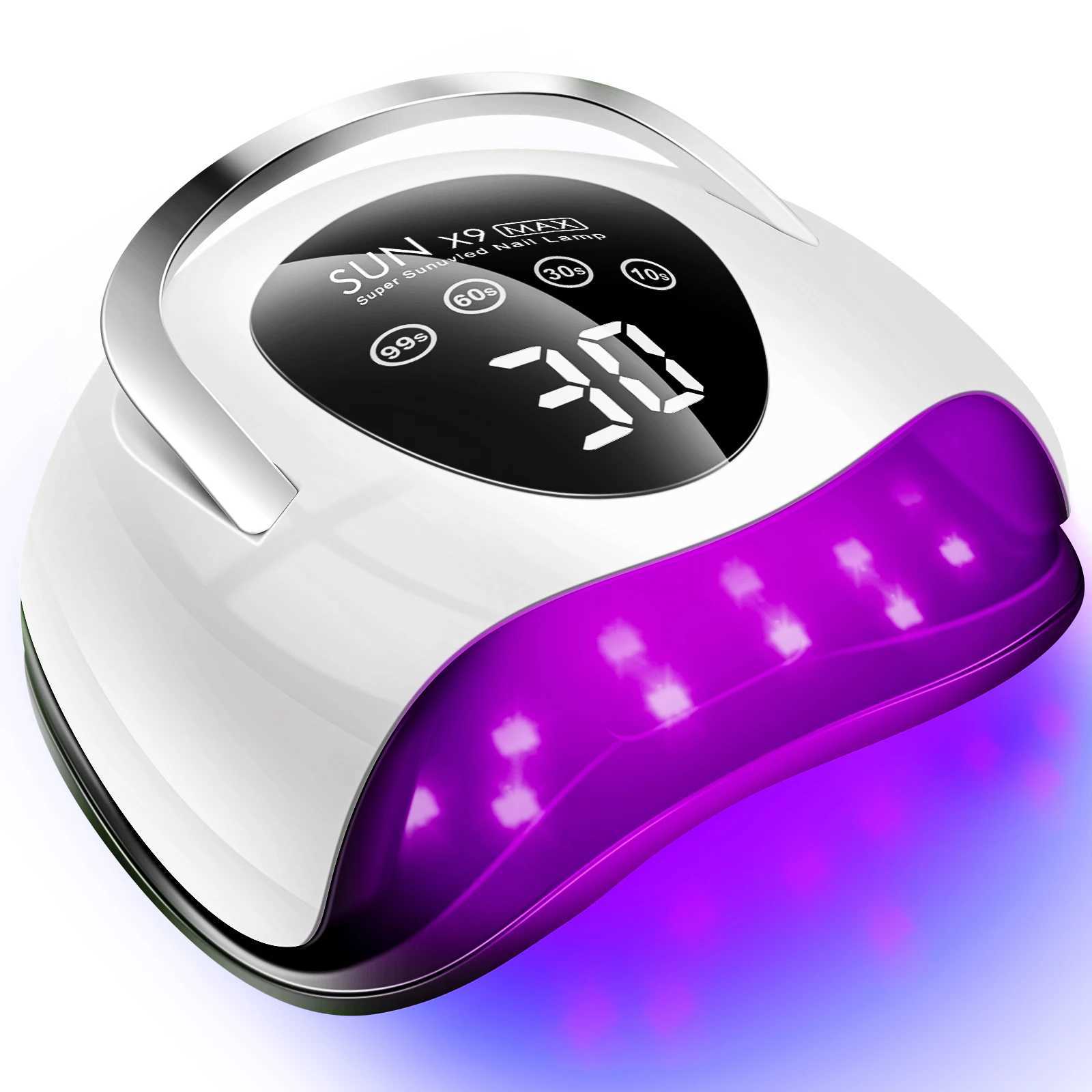 220W LED UV Light Dryer for Nails Gel Polish with 57 Lamp Beads 4 Timer Setting LCD Touch Display Screen J251117