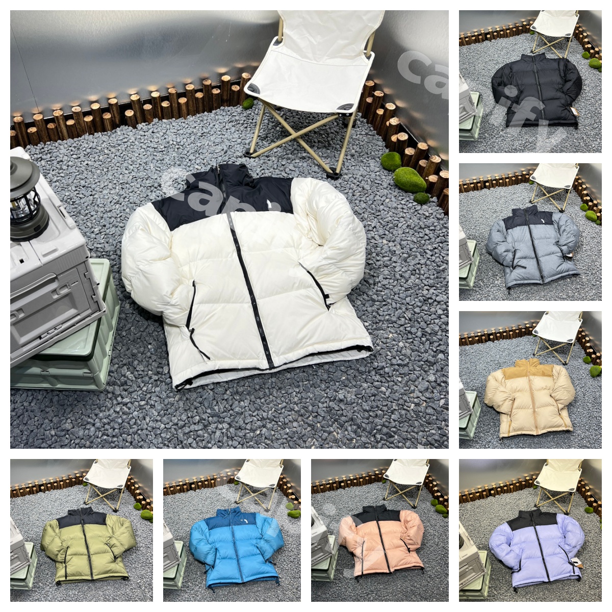 Couple Doudoune New Jacket Embroidered Coat For Autumn/Winter Fashionable And Simple Outdoor Warmth Clothes