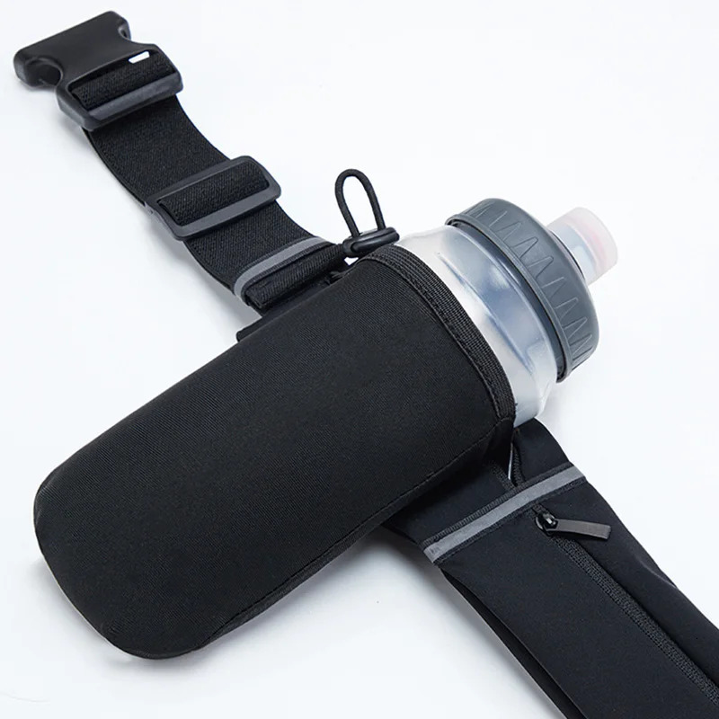 Running Belt Waist Bag with Water Bottle 550ml Women Sports Fanny Pack Men Phone Pouch Jogging Gym Bags Hydration Run 251021