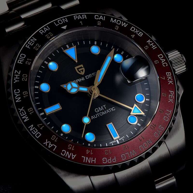 PAGANI GMT Automatic Mechanical NH34 Movement Luminous Sports Men's Watch 1758