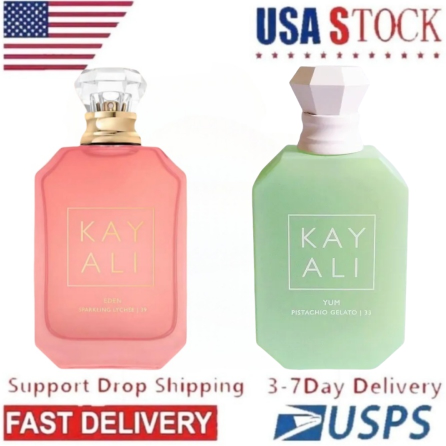 Kayali Vanilla 28 Perfume Yum Pistachio Gelato 33 Candy Rock Sugar 42 Fragrance 100ml Long Lasting Smell EDP Men Woman Neutral Parfum Cologne Spray 3.4oz