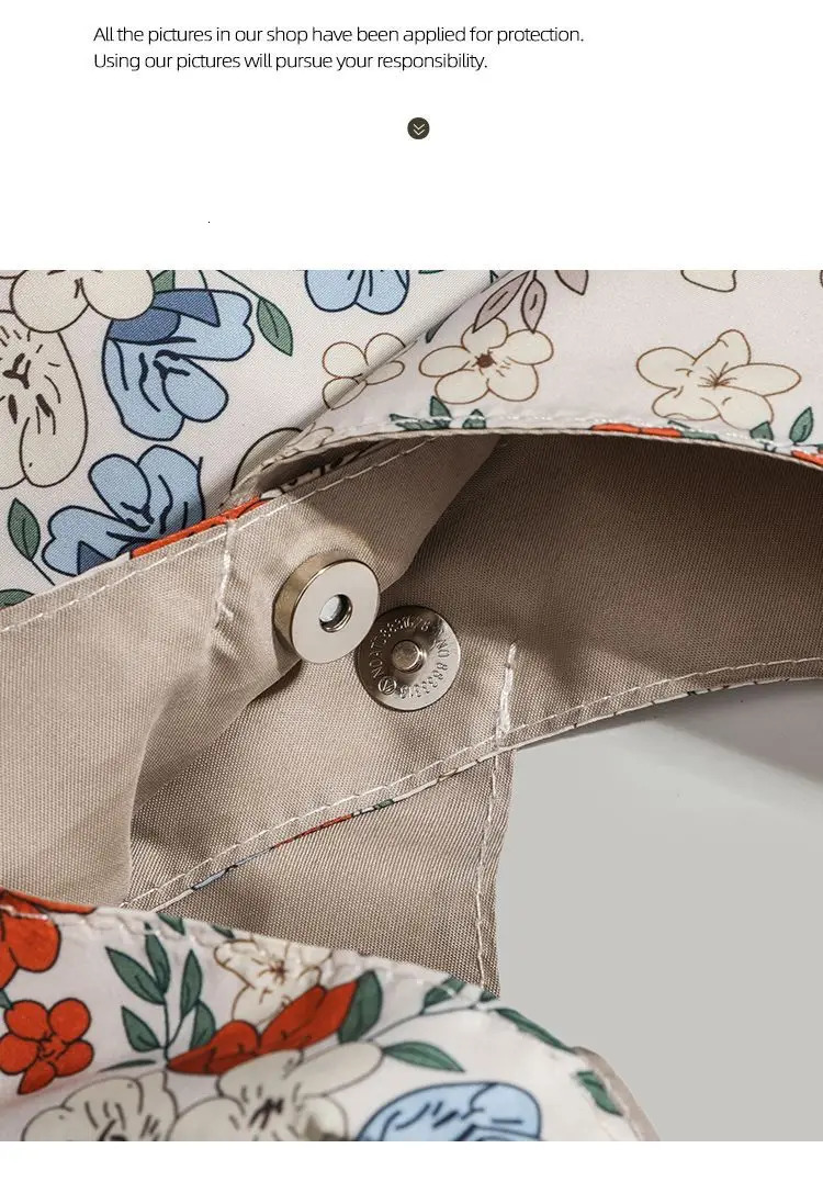 Floral Canvas Shoulder Bag Hong Kong Style Handheld Underarm Bag Large Capacity Tote Bag 251029