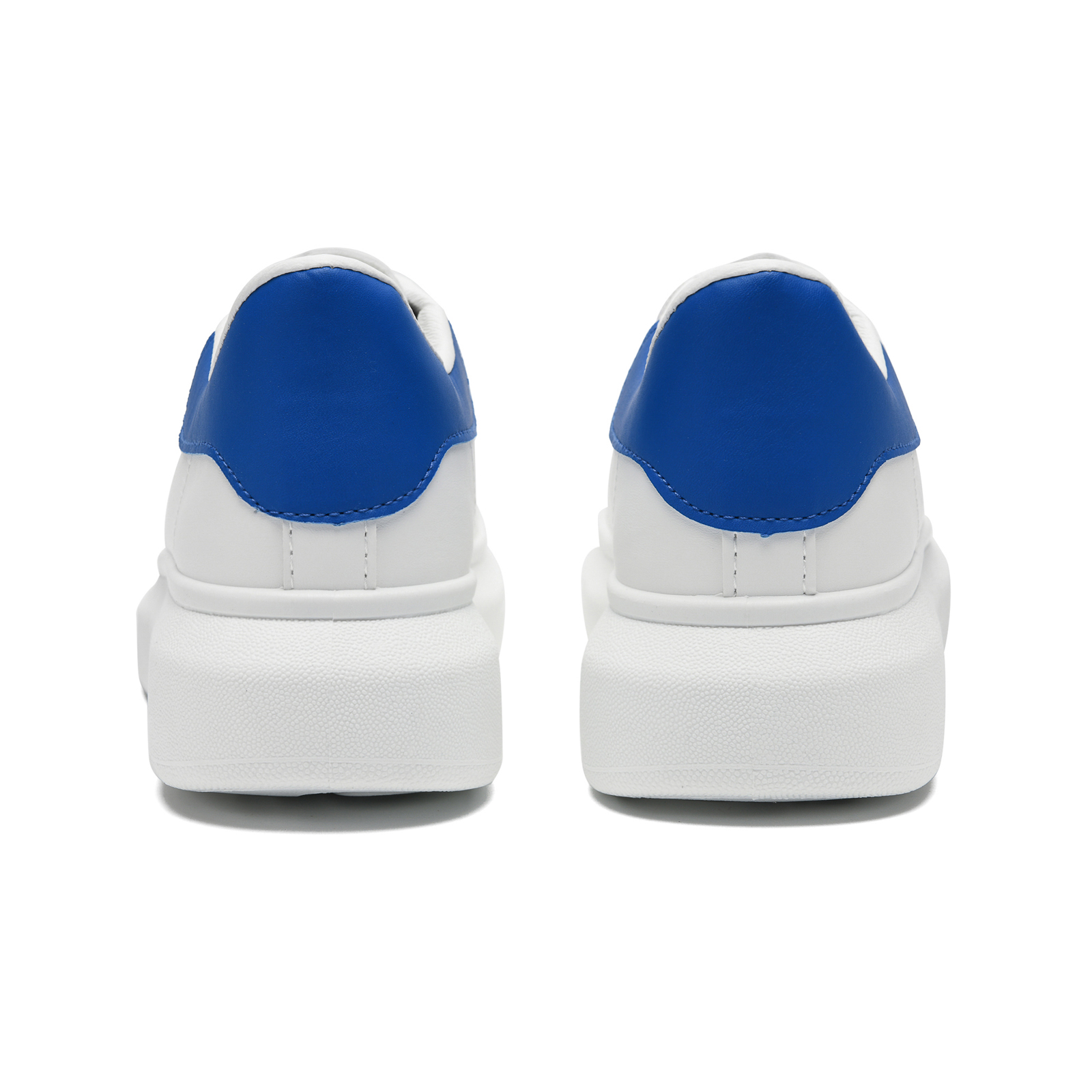 Designer casual shoes Men Women Sneakers New Genuine Leather White Shoes Couple Height Increasing Thick Sole Platform