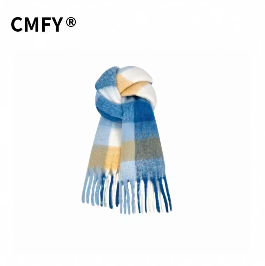 Stylish Women Cashmere Designer Scarf Full Letter Printed Scarves Soft Touch Warm Wraps With Tags Autumn Winter Long Shawls 35Cm X 180Cm