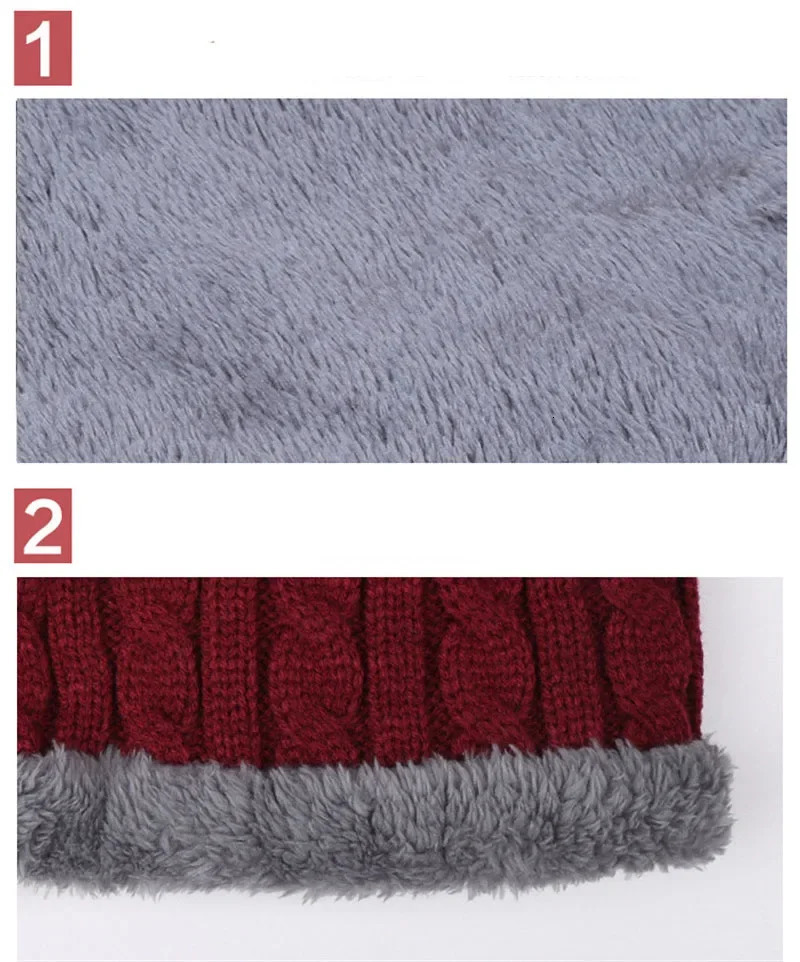 Men Solid Color Soft Knitted Ring Loop Collar Scarf Winter Thick Plush Wool Bib Male Warm Snood Short Scarves Circle Neckchief 251021