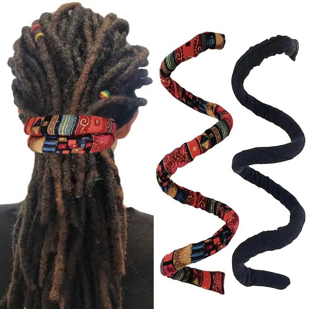 Colored dirty braid spiral long hair curling iron high ponytail headband ethnic style braid bendable hair accessory styling toolW251028