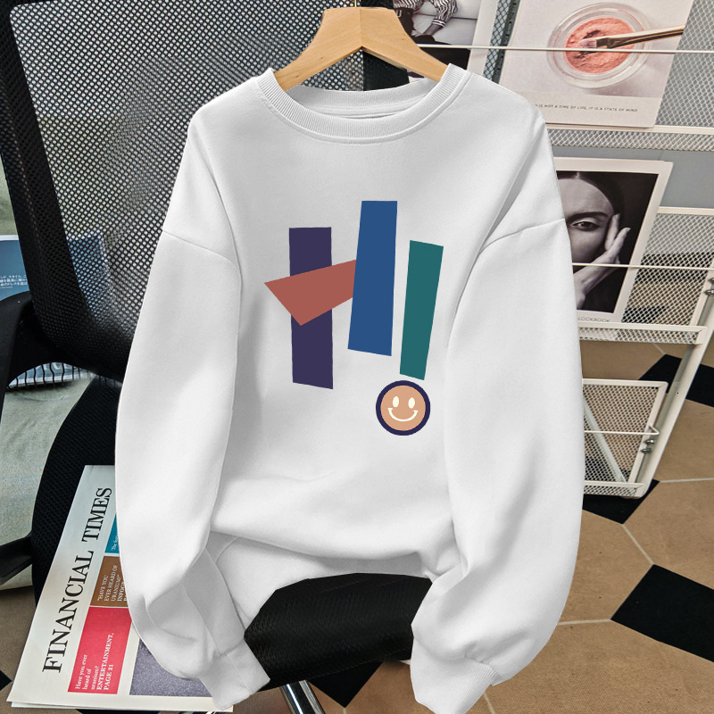 American Ins style age reducing round neck sweatshirt designer wool lining thickened autumn and winter new top suitable for both men and women