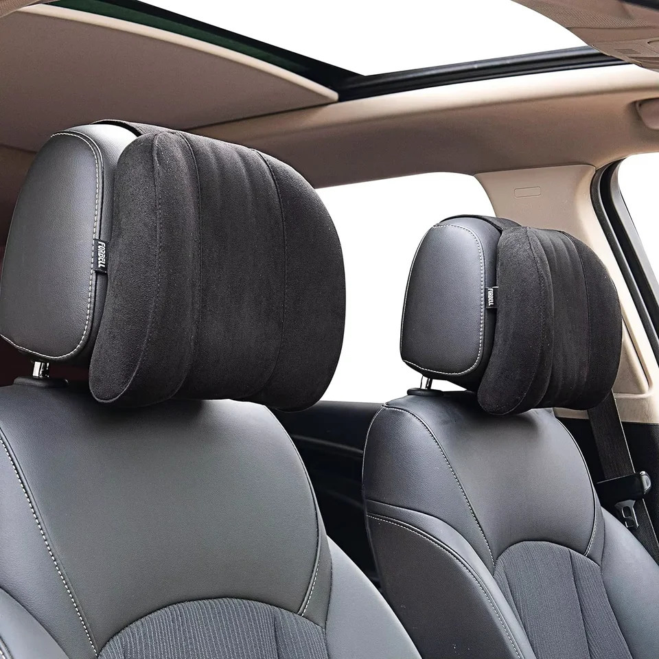 Memory Foam Car Neck Pillow With Washable Pillow Case Provides Comfortable Neck Support For Driving And Traveling 251029
