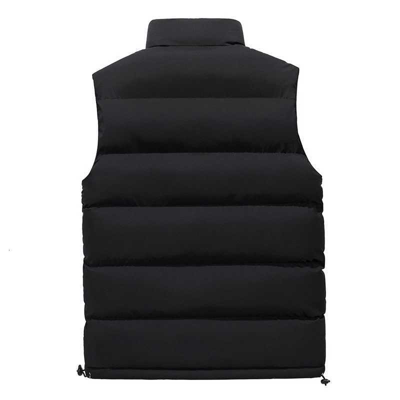 Men Vest Winter Jacket Casual Coat Warm Sleeveless Jackets Fashion Male CottonPadded Vest Windproof Outdoor Climbing Outwear W251029