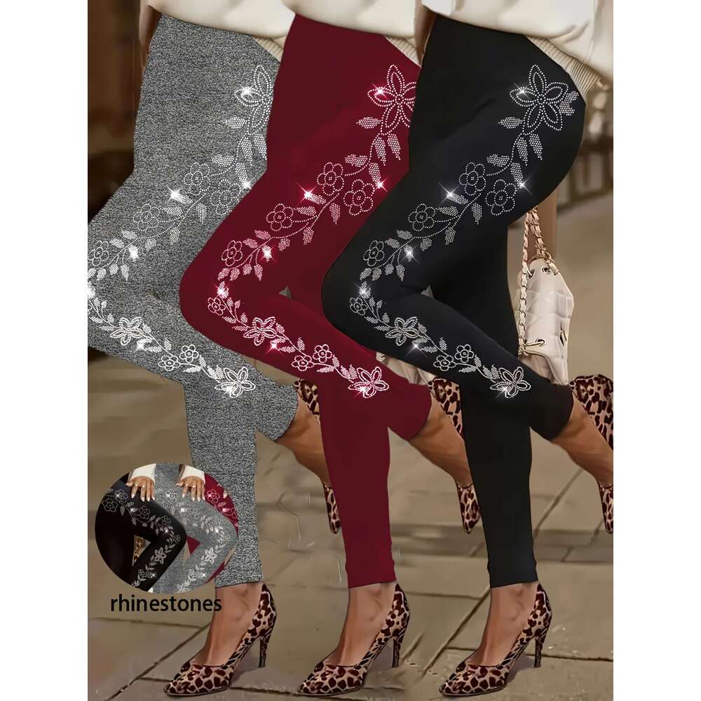 Stylish Large Rhinestone Pattern - Elegant, Unique Design for Fashionable Looks