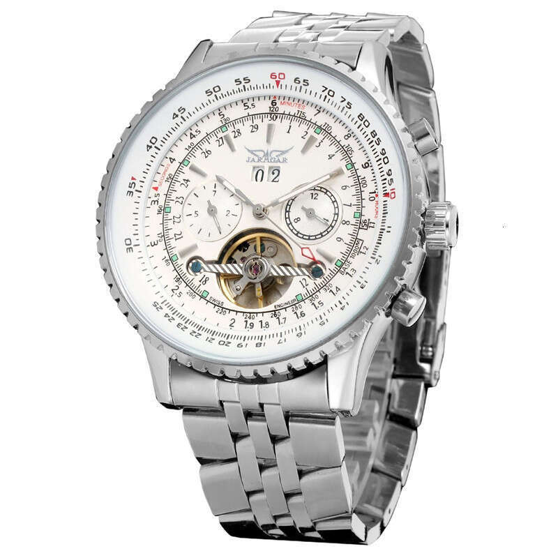 Casual Fashion Large Dial Tourbillon Skeleton Automatic Mechanical Watch Watches