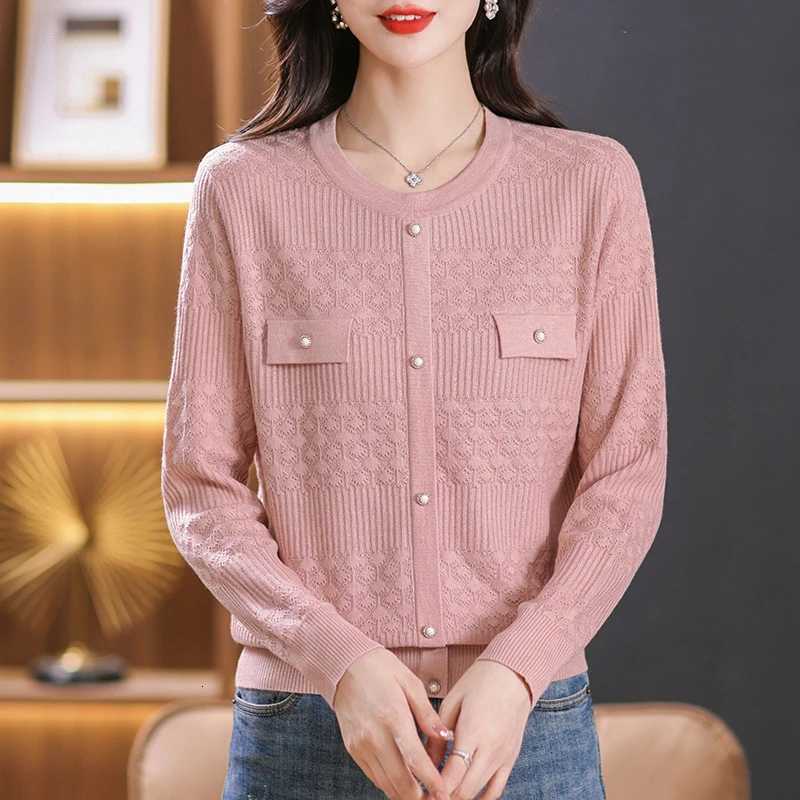 Spring Autumn New 2025 Fashion Pullovers Knitwear Sweaters Women Long Sleeve Casual Jumper Female Knitwear TopT251028