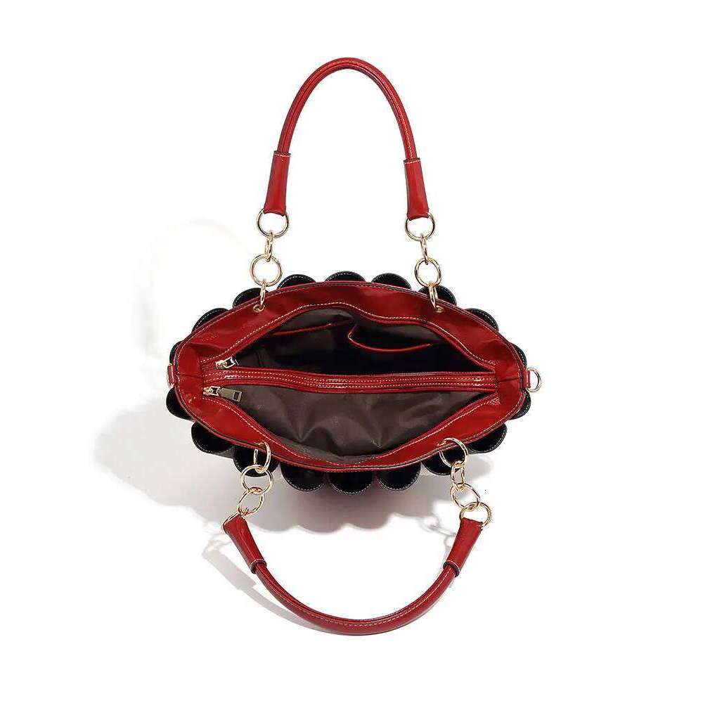 Bag Woman Capacity Leather Purse Fashion Designer Top Handbags Women Crossbody Large Bags For Women,Metal Handle