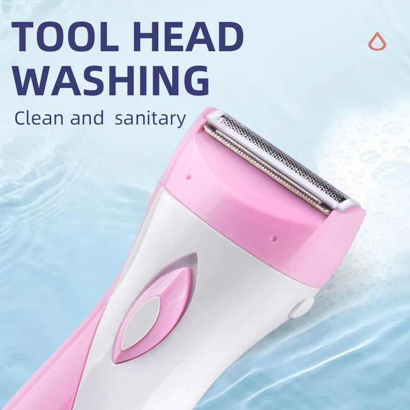 Kemei Rechargeable Lady Shaver Electric Hair Remover Epilator Shaving Wool Scraping for Whole Body Use Female Care J251117