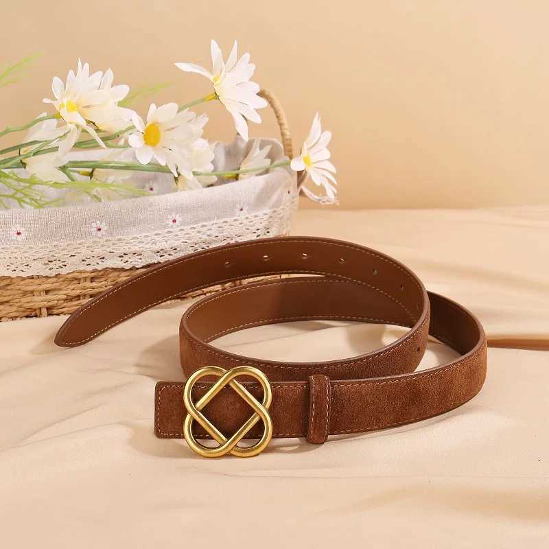 Genuine Leather Woman Belt Genuine Leather for Belt Suede Belt Luxury Designer Belt Women Belt Metal Buckle Belts for WomanL251029