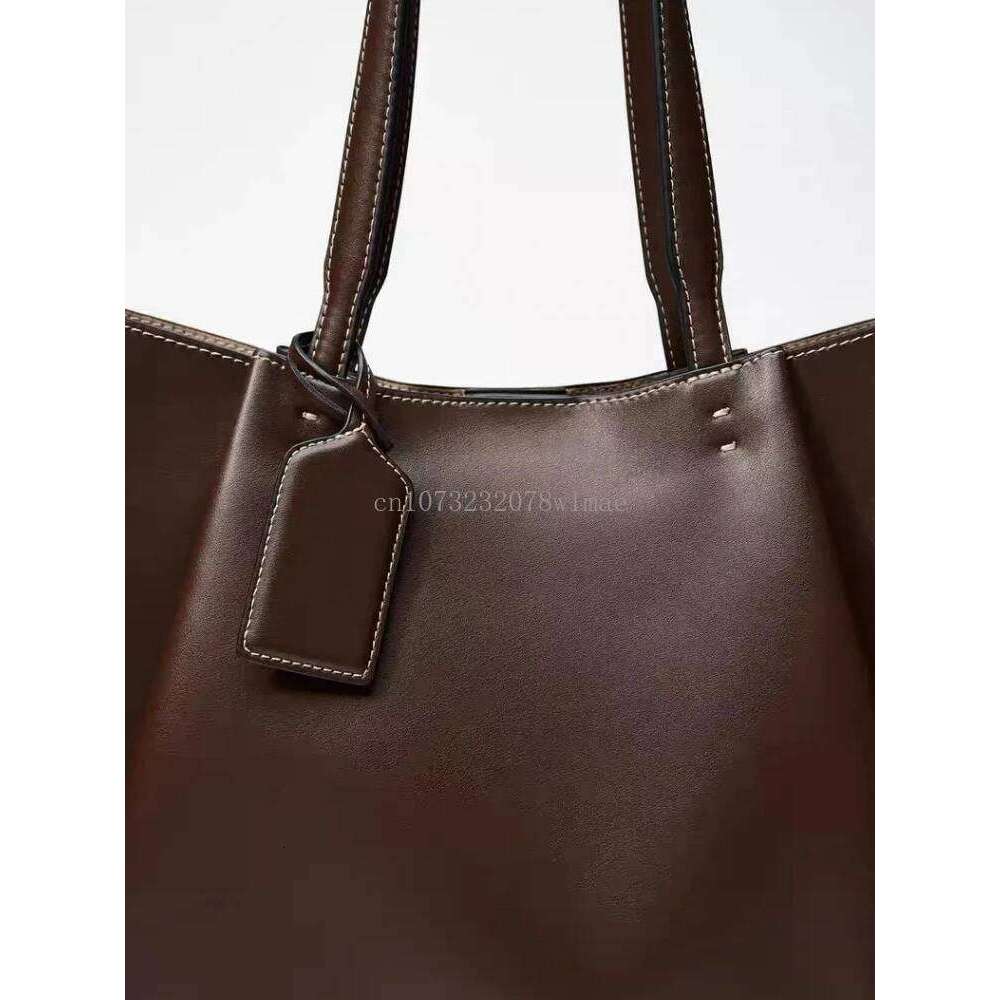 Women Large Capacity Handbags Fashion Designer PU Leather Shoulder Versatile Commuter Bucket Bag Female Tote Bags