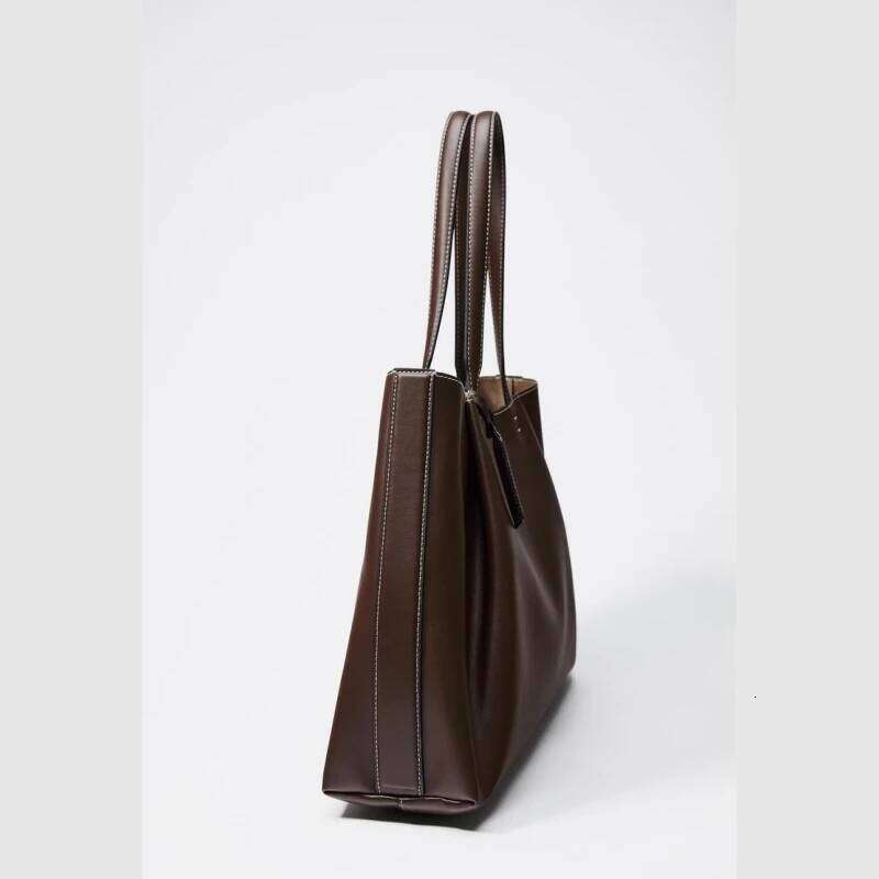 Fashionable Top Handle Tote Solid Color Simple Shoulder Bag Design Handbags for Women Single shoulder tote bag for women commuting