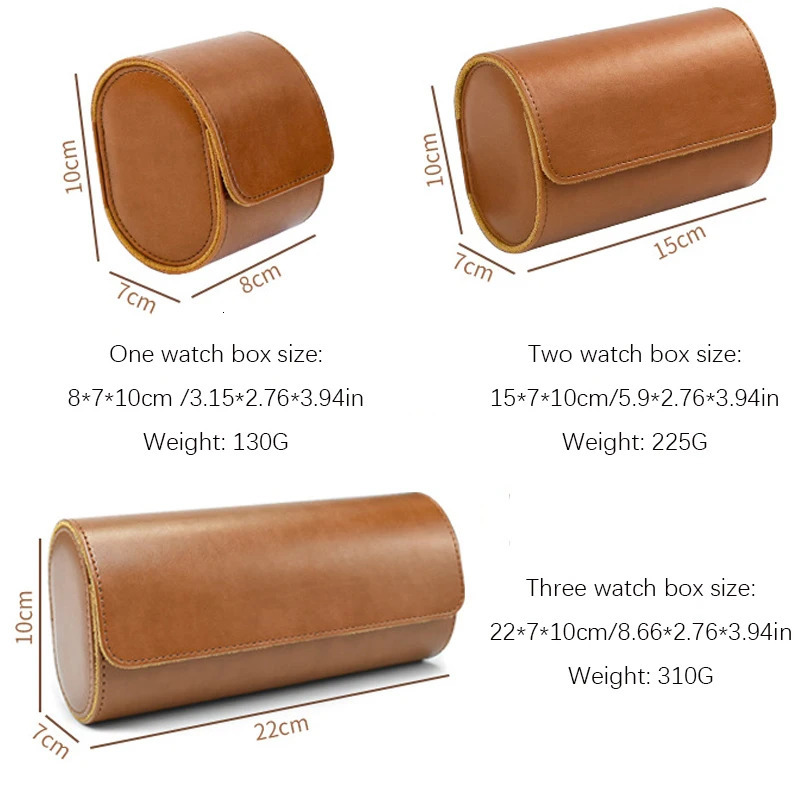 Watch Roll Travel Case 3 Watch Storage and OrganizerSecure Storage with Innovative Removable Pillows Solid Watch Organizer 251029