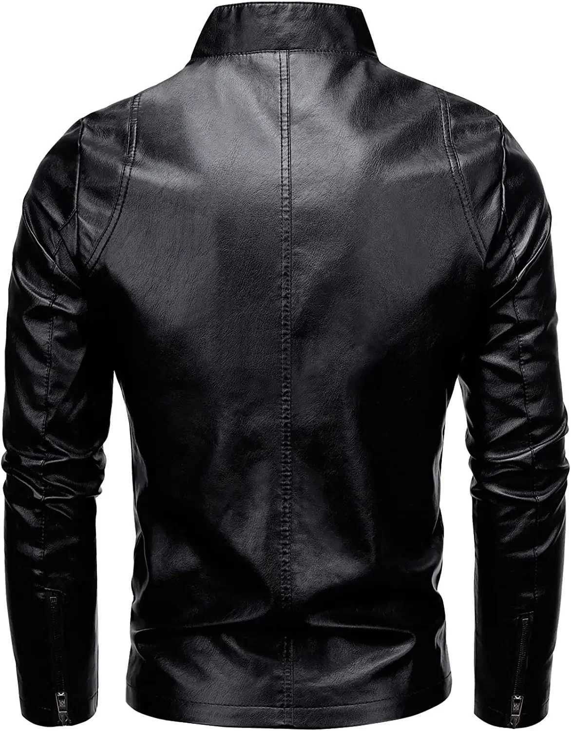 Mens PU Leather Jacket Motorcycle Biker Mens Jackets 2023 Outdoor Outwear Coats 5XL Plus SzieT251029