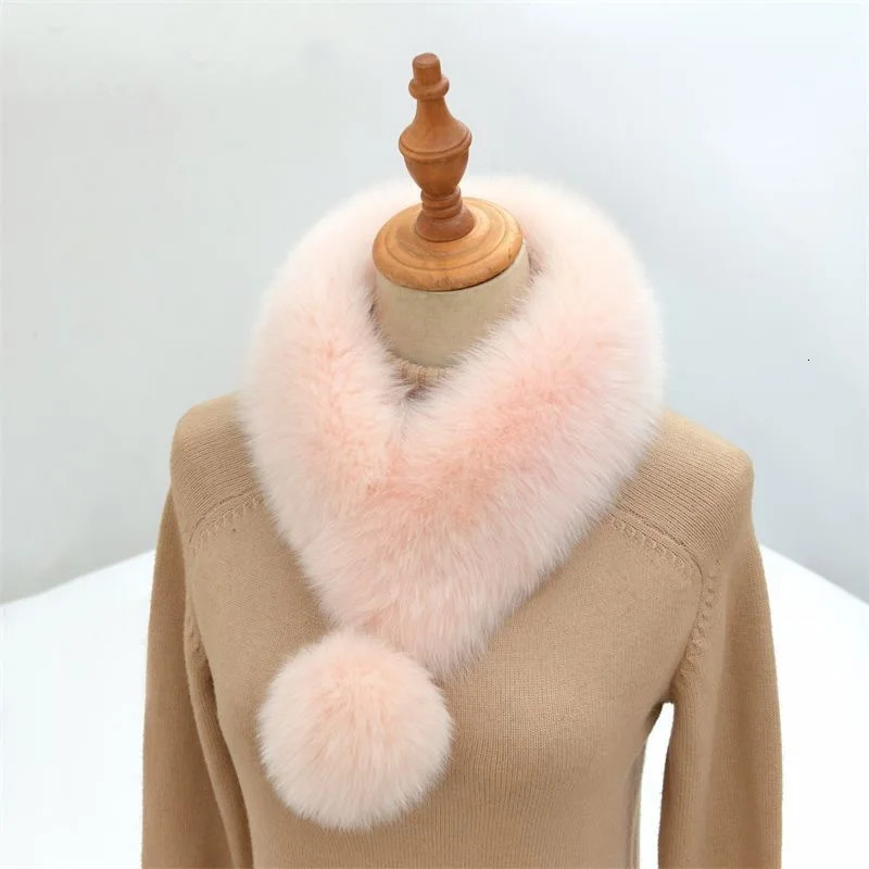 Winter Scarf for Women Thickened Faux Fur Collar y Velvet Texture Warm Neck Warp Cold Weather Accessories 251013