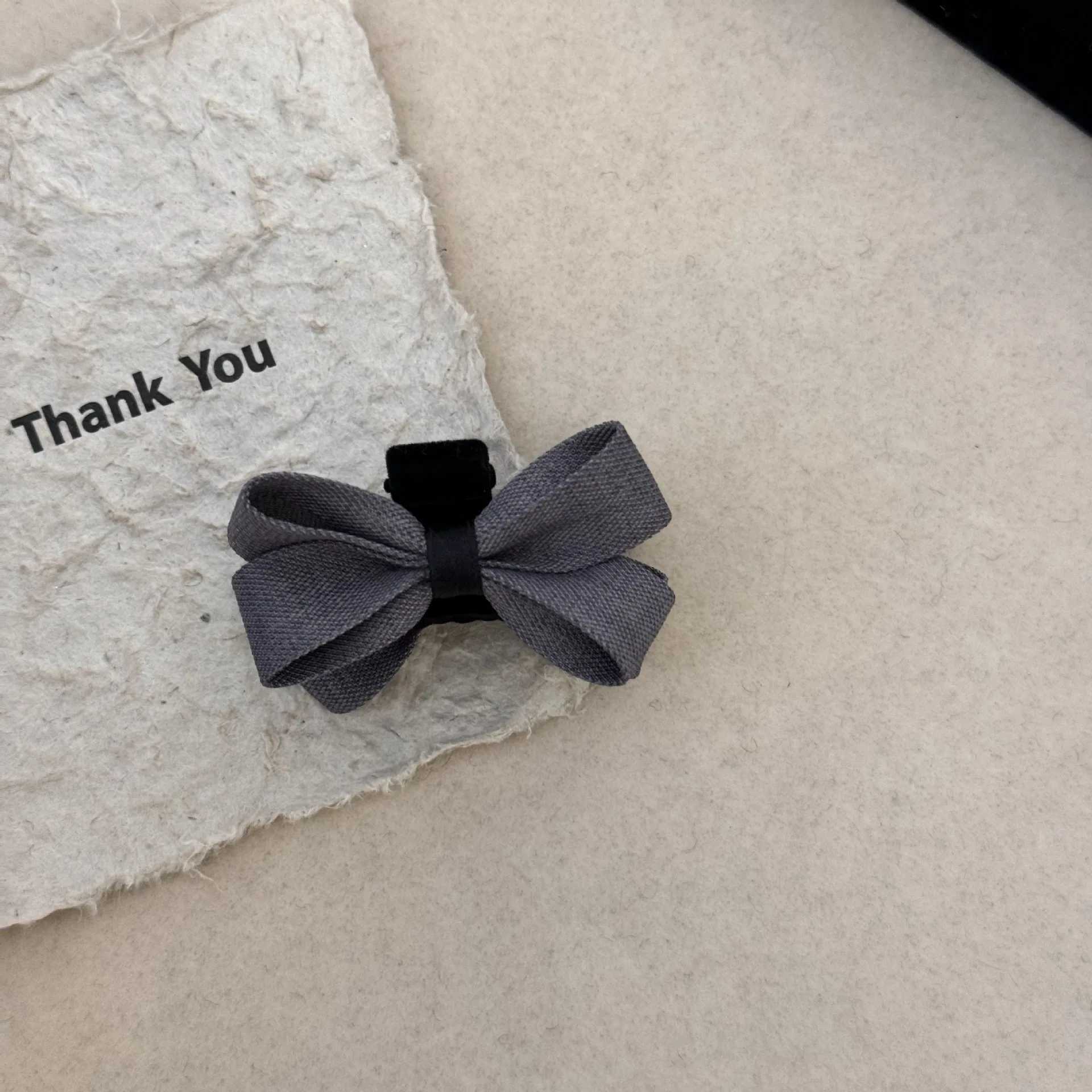 French Chic Bows Claw Clip for Women HighEnd Princess Hair Accessory Small Size Pair of Clips for Stylish Hair ManagementW251028