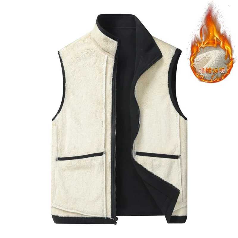 Autumn Standup Collar Casual Waistcoat Brand Clothing Mens Vest Jacket Warm Sleeveless Jackets Winter Waterproof Zipper Coat W251029