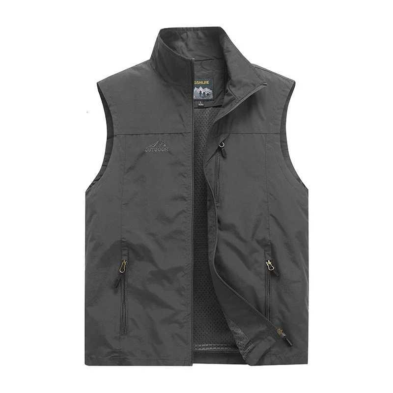 Spring Autumn Outdoor High Quality Fishing Leisure Windproof Breathable Tank Top Mens Fashion Trend Comfortable Cold proof Vest W251029