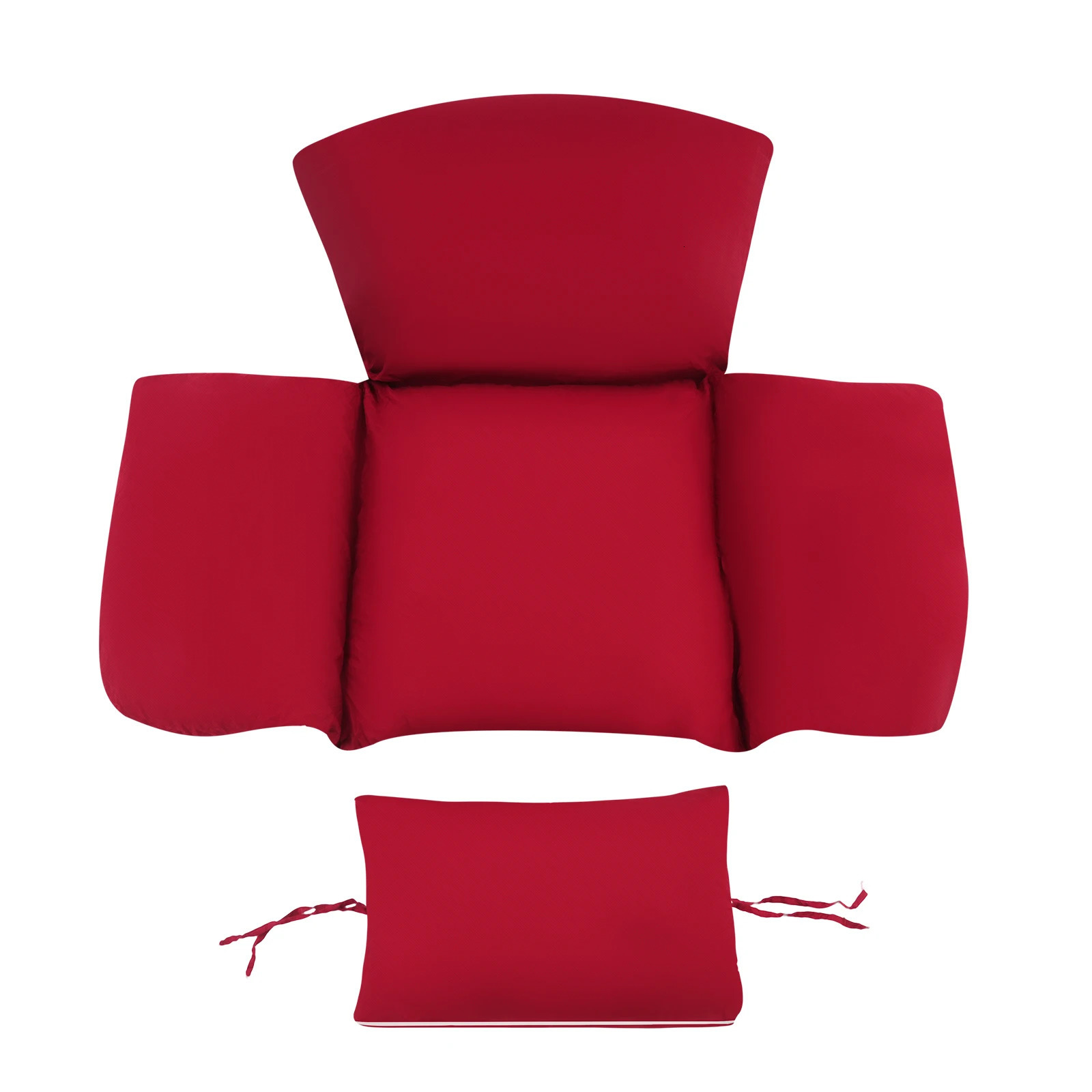Egg Chair Cushion Hanging Basket Swing Cushion Indoor and Outdoor Rocking Chair Pad Burgundy 251029