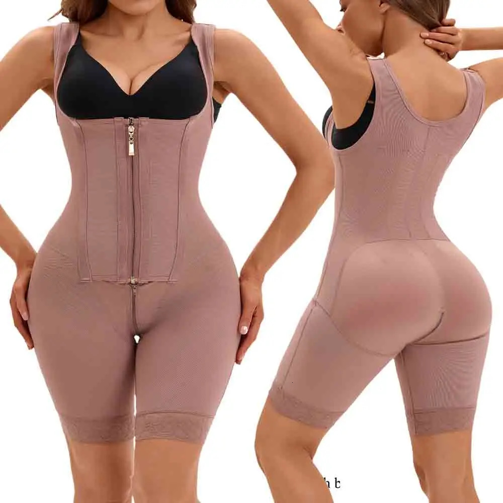 Women Full Body Shapewear Bodysuit for Abdomen Control High Compression Reducing and shaper girdles Zipper Crotch Shapewear Faja 251029