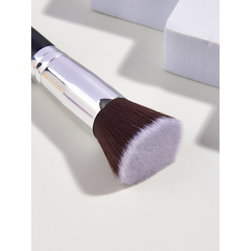 hotselling wooden handle flattop softbristle loose powder brush one brush for multiple uses foundation brush blush brush bb cream brush