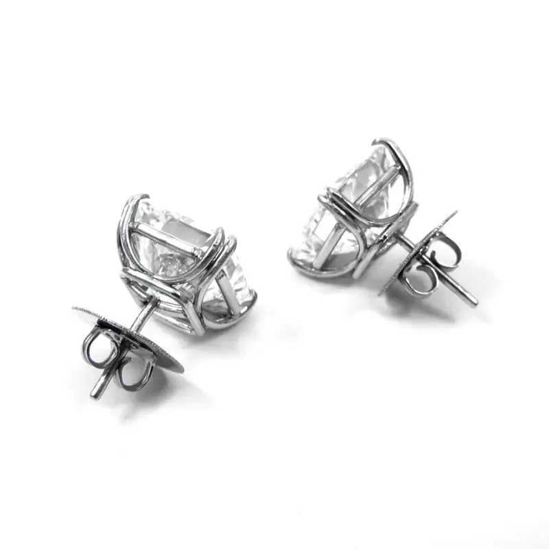 Huitan Luxury Crystal CZ Women Earrings Minimalist Style Daily Wear Versatile Accessories Highquality Silver Color Ear JewelryW251029