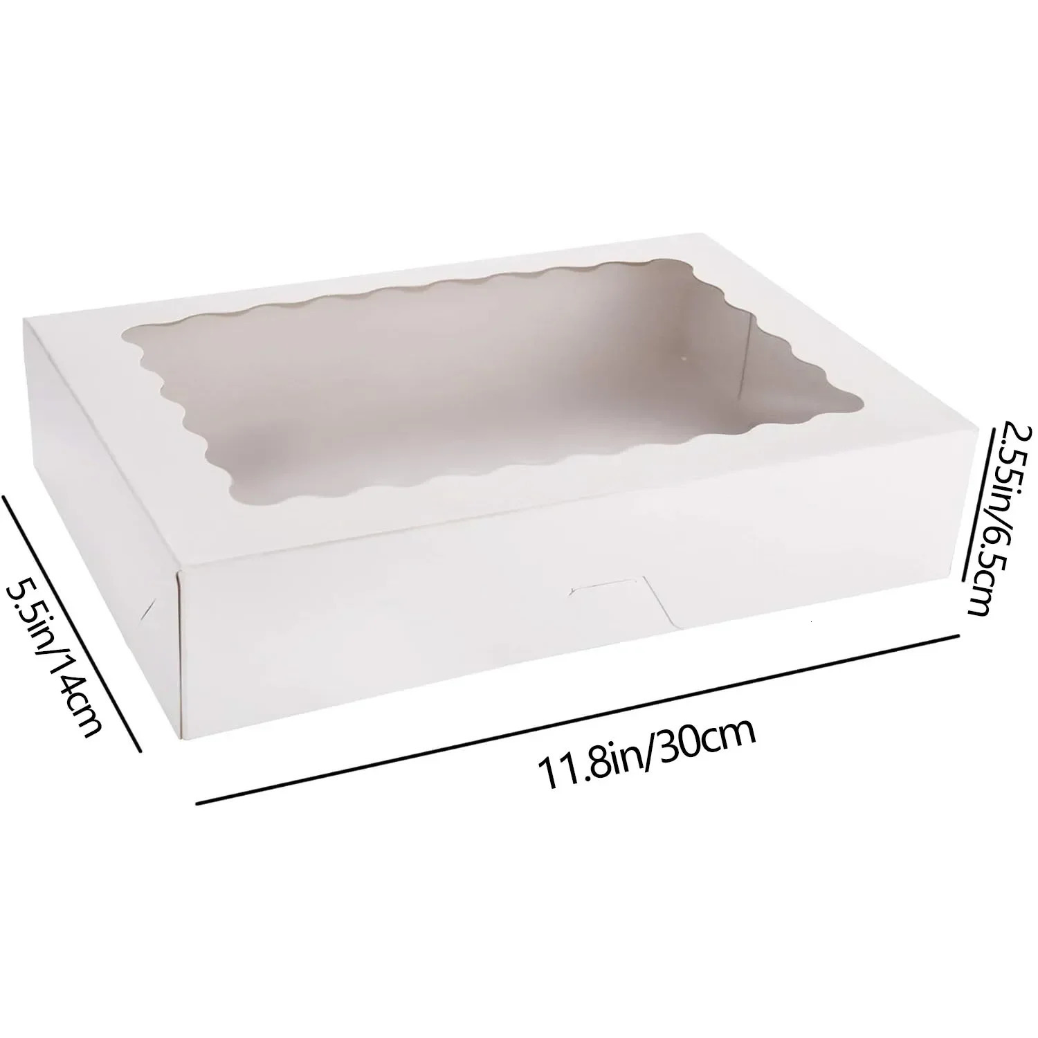 Multi Bakery Boxes with Window Cookie AutoPopup Treat for Pies Muffins Donuts and PastriesGift MomWhite 251013