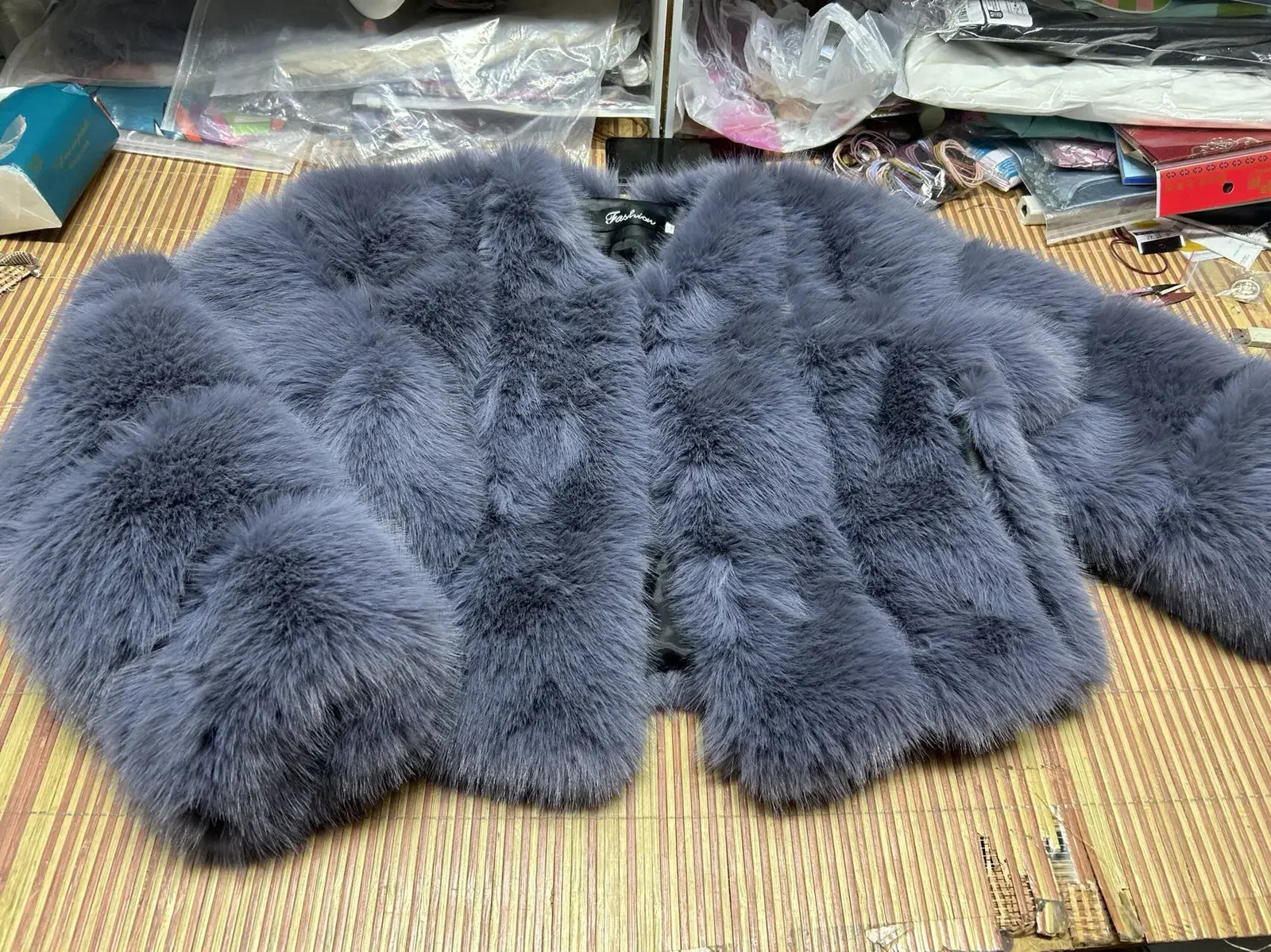 Faux Fox Fur Coat VNeck Winter Woman Long Sleeve Warm Winter Coat Women Fashion Fur Jacket Teddy Chic Outwear 251029