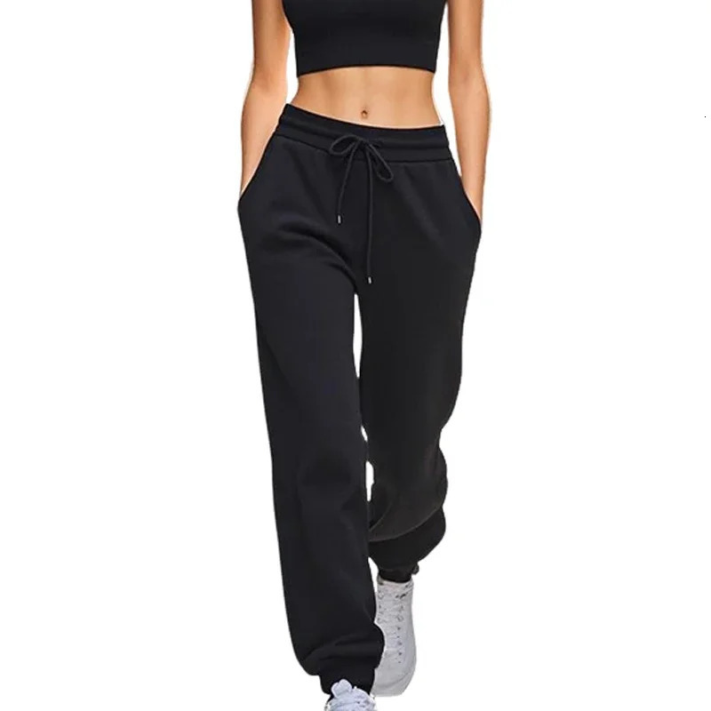 in Solid Color Womens Sweatpants s Casual Sports Pants Home Fitness Jogger Trousers Quality Outdoors Street Pants 251029