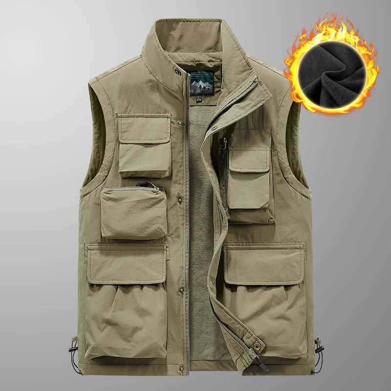 Outdoor Hiking Camping Sports Windproof and Breathable Sleeveless Vest Comfortabl Fashionable and Trendy Mens Versatile Vest W251029