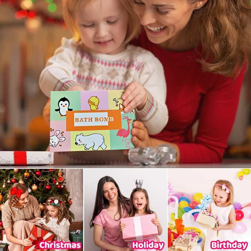 Bath Bombs for Kids with Surprise Toys Inside 6 Pack for Kids Boys and Girls Holiday Bubble Bath with Cheerful Scent L251029