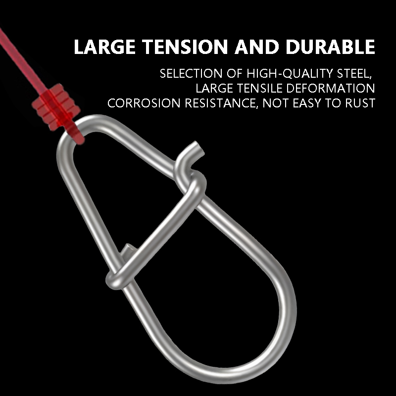 Manufacturer wholesale spot gourd shaped pin stainless steel strong connector Luya pin fishing gear small accessories fishing