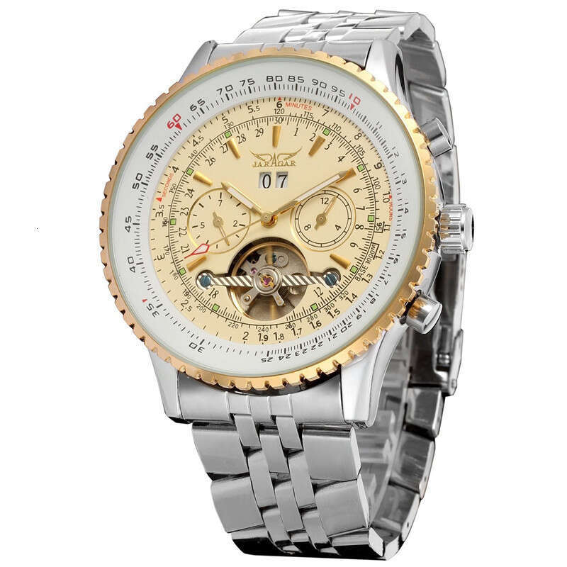 Casual Fashion Large Dial Tourbillon Skeleton Automatic Mechanical Watch Watches