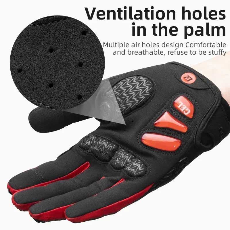 ROCKBROS Windproof Cycling Gloves Touch Screen Riding MTB Bike Bicycle Gloves Thermal Warm Motorcycle Winter Autumn Bike Gloves J2510291