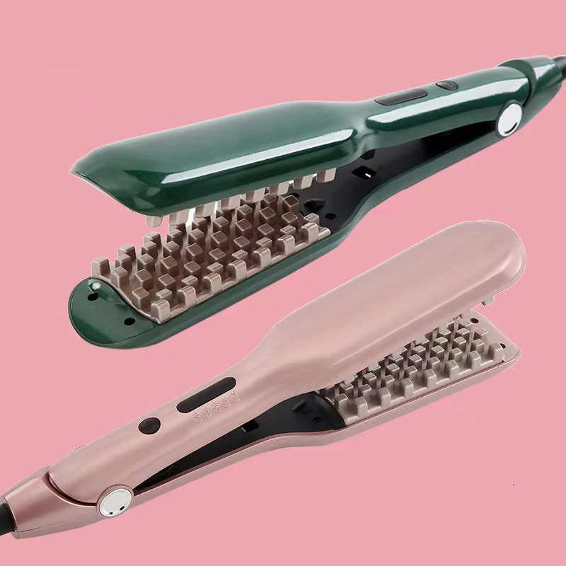Fluffy Hair Curler Corrugated Curling Iron Ceramic Hair Crimper Volumizer Corn Perm Splint Hair Waver Curling Tongs Styling Tool 251029
