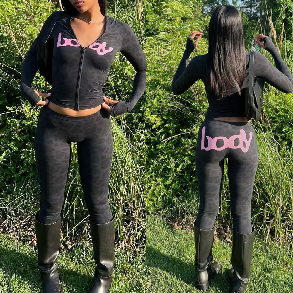 Snatched Body Set Womens Casual Short Sports Workout Set with Zip-Up Jacket Leggings Elastic Quick-Drying Breathable Gym Tracksuits p1