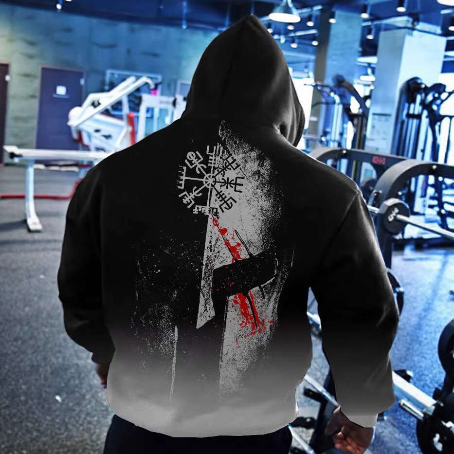 Hoodie Men winter Y2K Hip Hop Designer Women Gothic Skull Cartoon Pattern Print Black Ultra David Coat Men's Women's Gothic Pullover Clothin