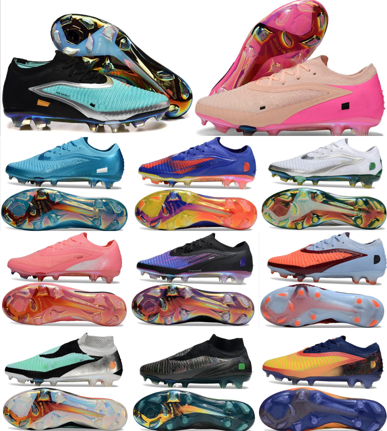 Soccer Cleats Phantomz 6 Elite LE Low High Erling Haaland Scary Good Phantoms6 Mens Youth Soccer Shoes Phant0m 6 Low Elite EA Sports FG Football Boots