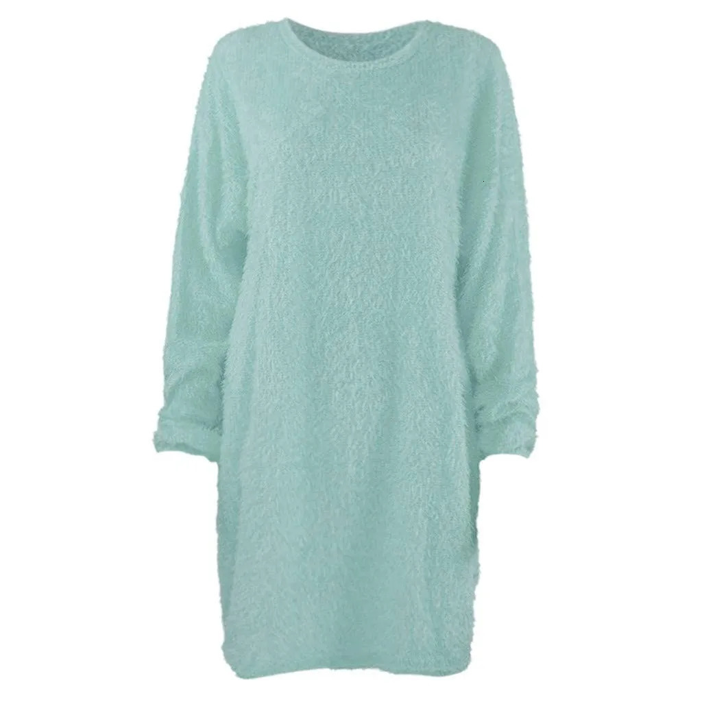 Women Sweater Dresses Autumn Winter Warm Turtleneck Pullovers Tops Casual Long Sleeve Jumper Ladies Sweater Dress 251029