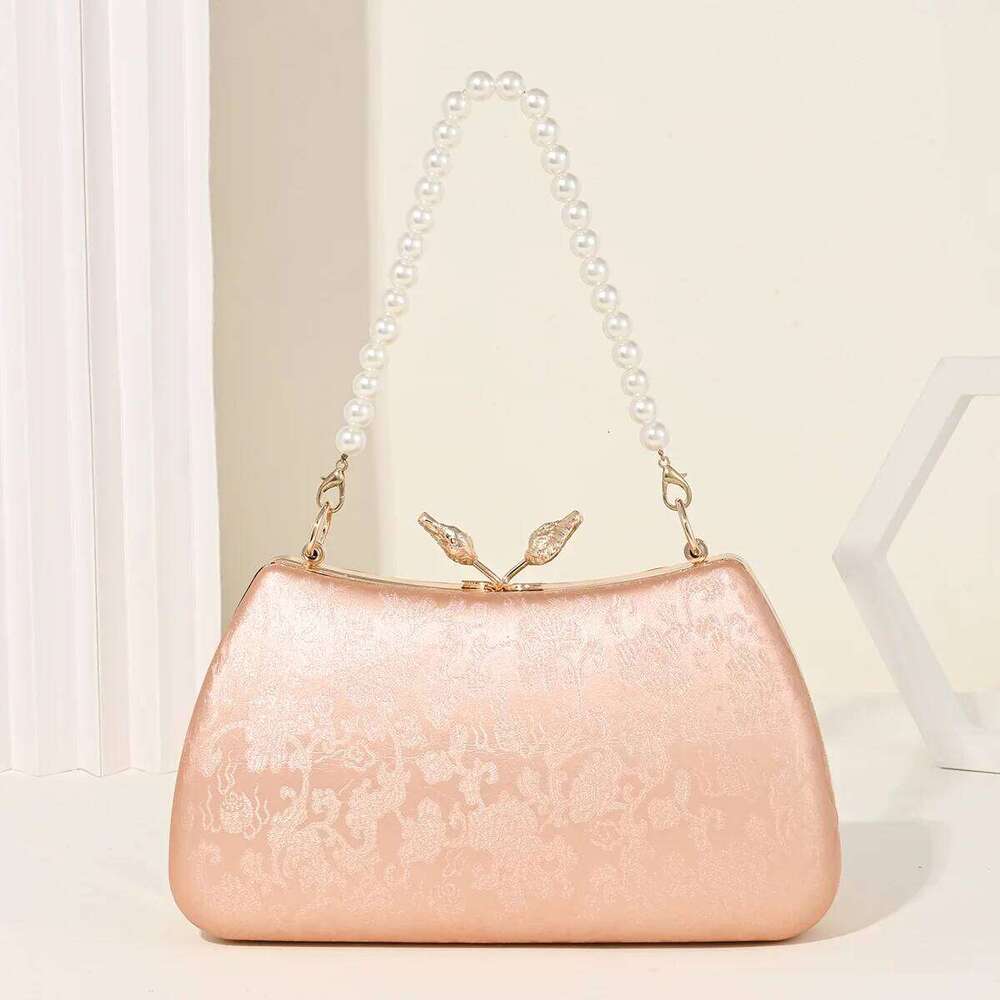 Designer Bags New Chinese Style Pearl Portable Cheongsam Women's Banquet Dress Party Dinner Bag Elegant Atmosphere Versatile Luxury Bag