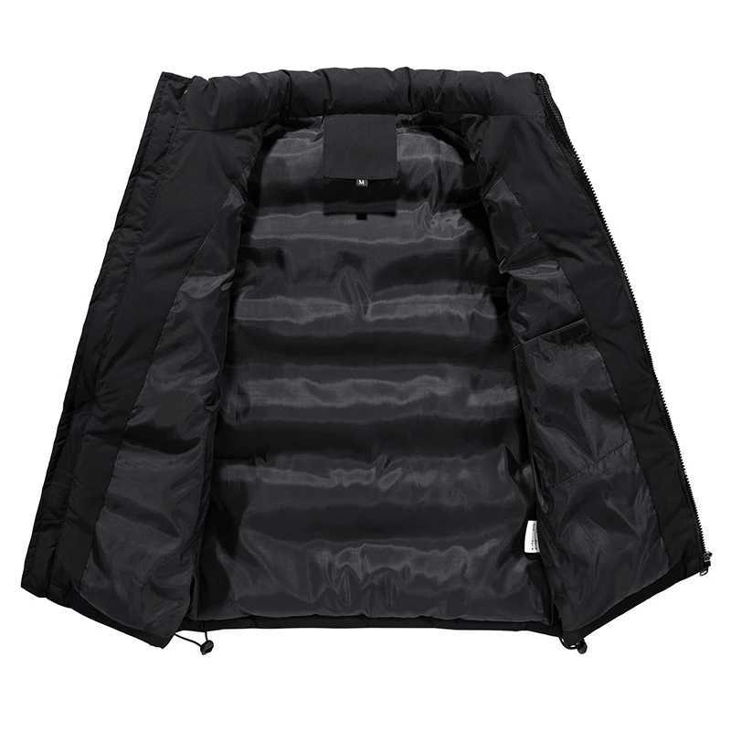 Men Vest Winter Jacket Casual Coat Warm Sleeveless Jackets Fashion Male CottonPadded Vest Windproof Outdoor Climbing Outwear W251029