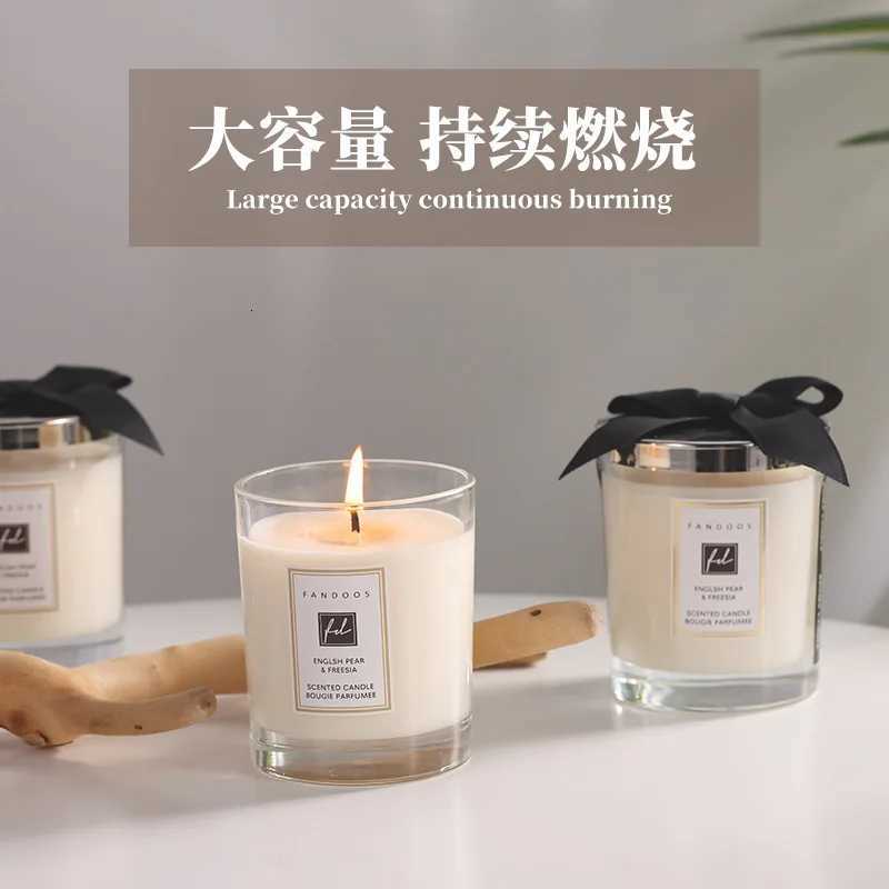 Highgrade Scented Candle Gift Box Highgrade designer English Pear Blue Wind Chimes Fragrance Gift Box Set Scented Gift Candle CupsXJ251029