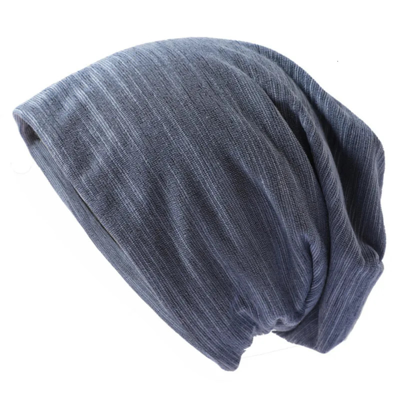 Solid Color Unisex Men Women Skullies Thin Beanies Hedging Cap Knit Knitted Cotton Double Layer Fabric Caps Casual Bonnet Hat 251029